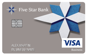 Sample card art for business credit cards.