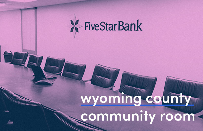 Wyoming county community room