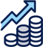 Coin increase icon