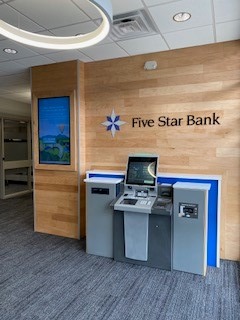 New interactive teller machine in branch vestibule.