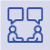 two people talking icon