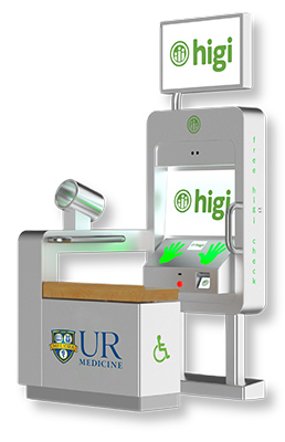 Photo model of the higi medical machine