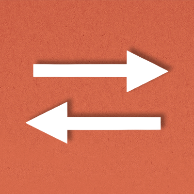 two arrows transfer icon