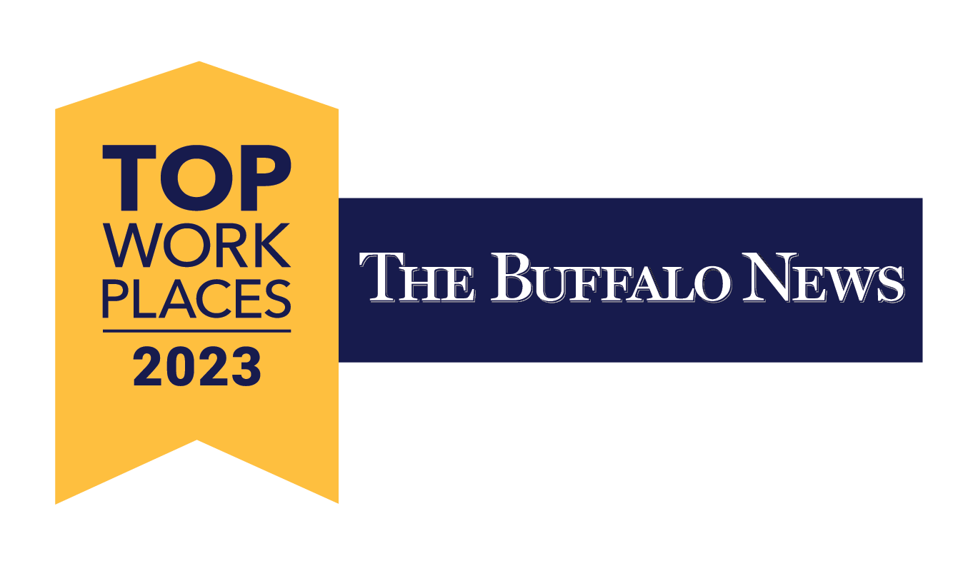 Top Work Places badge - 2023 The Buffalo News