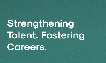 Featured square - "Strengthening talent. Fostering careers."