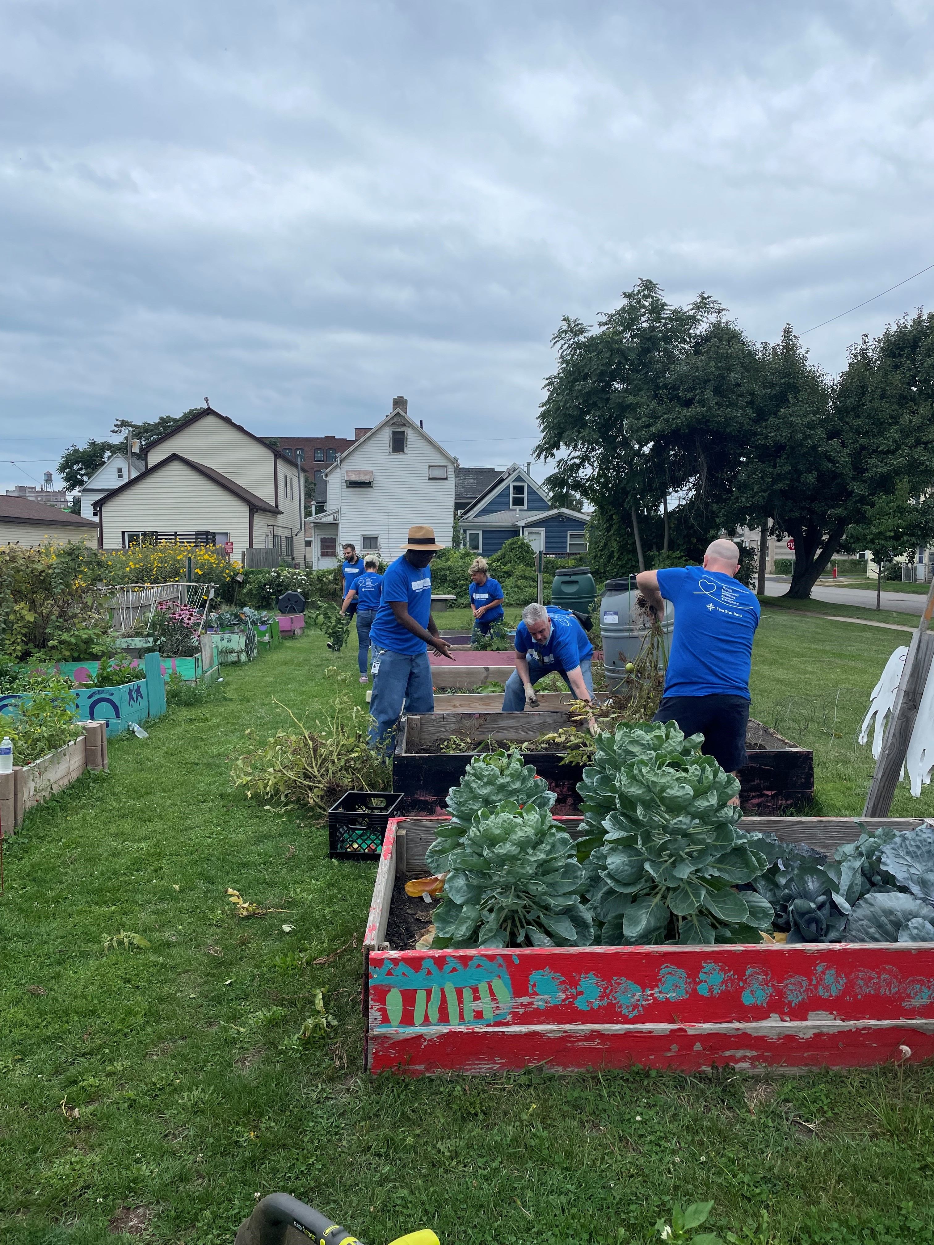 HEART volunteering day - old first ward buffalo, ny