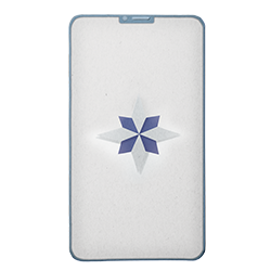 Smart phone with Five Star Bank logo on screen.