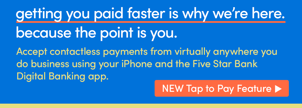 getting paid faster is why we're here. Click to learn about new tap to pay feature.