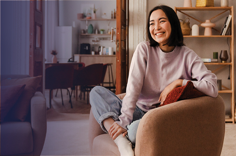 Woman at home
