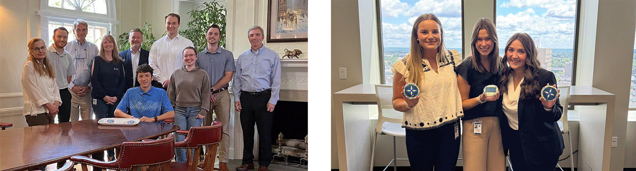 Images of summer associates at Five Star Bank