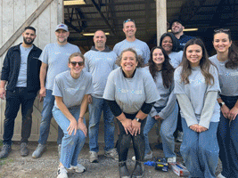 Work of Heart volunteers - five star bank