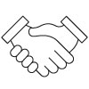 hand shake icon